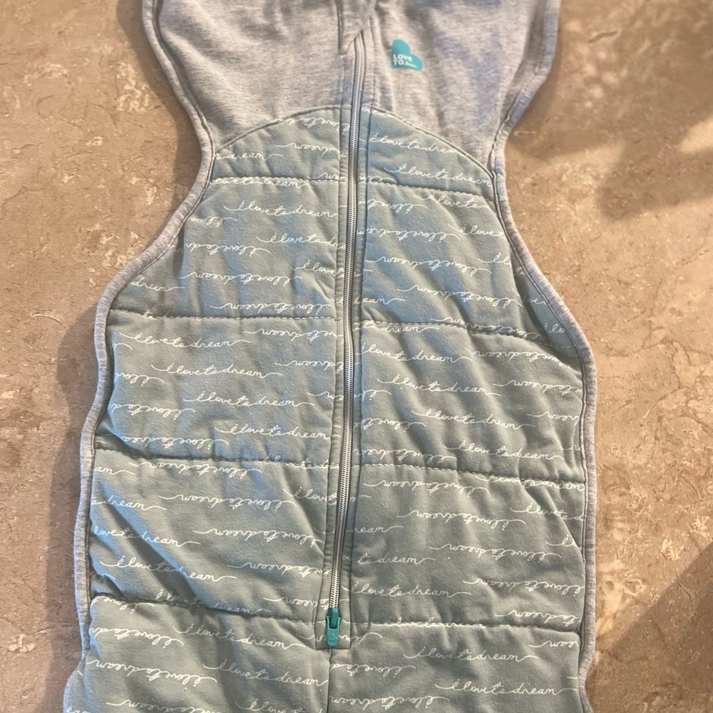 Love to Dream Kids Pajamas in Light Blue and Gray